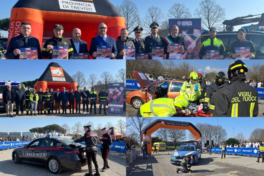 SOS Guida Sicura della Provincia di Treviso:  500 studenti al “Drive Camp”, grande evento finale del progetto con UPI Veneto partner