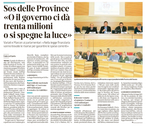 Incontro con Parlamentari del Veneto